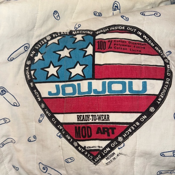 Vintage JouJou Heartbreaker Wearable Mod Art Jacket - Picture 4 of 8